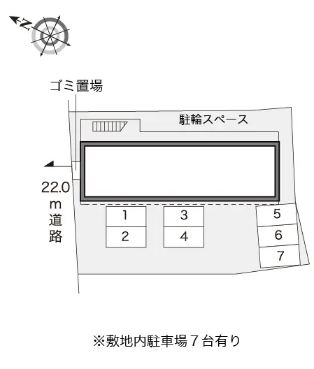 ★手数料０円★明石市二見町西二見　月極駐車場（LP）